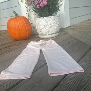 KATE QUINN ORGANICS light pink WIDE LEG PANTS 4T organic cotton NWT